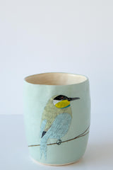 Bird Vase Small-Teal