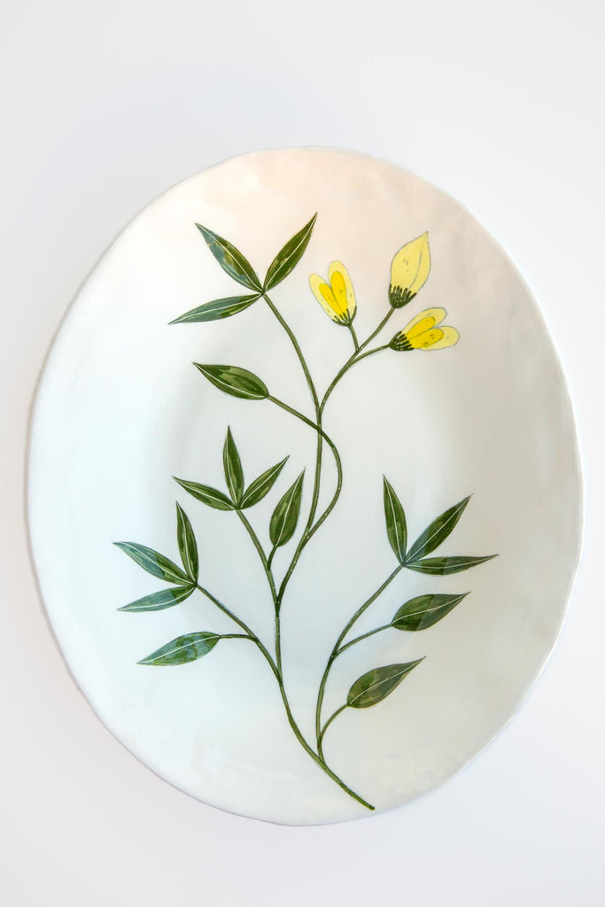Buds Oval Platter