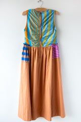 Block Print Stripe Dress