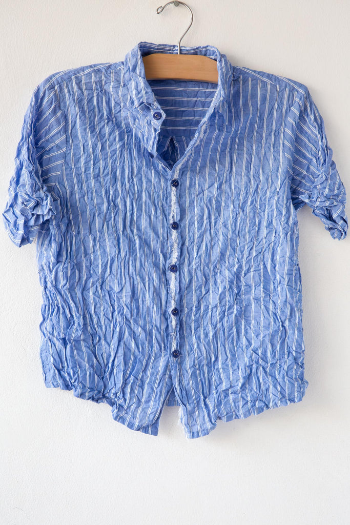 Shirring Stripe SS Top