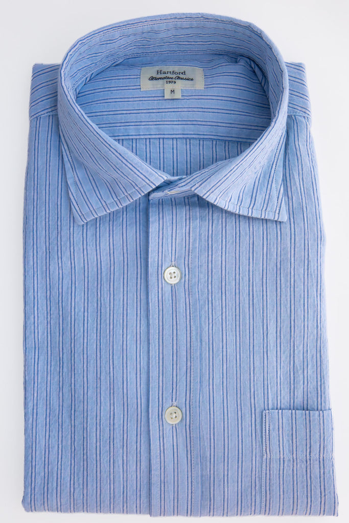 Paul Stripe Seersucker Shirt