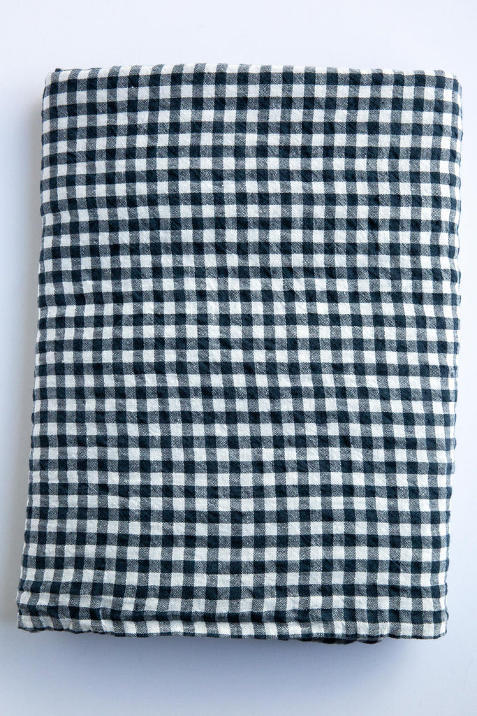 Linen Gingham Tablecloth