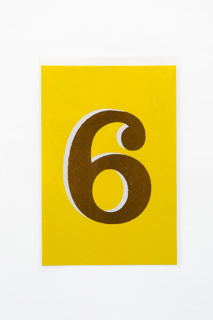 Number Postcard 6
