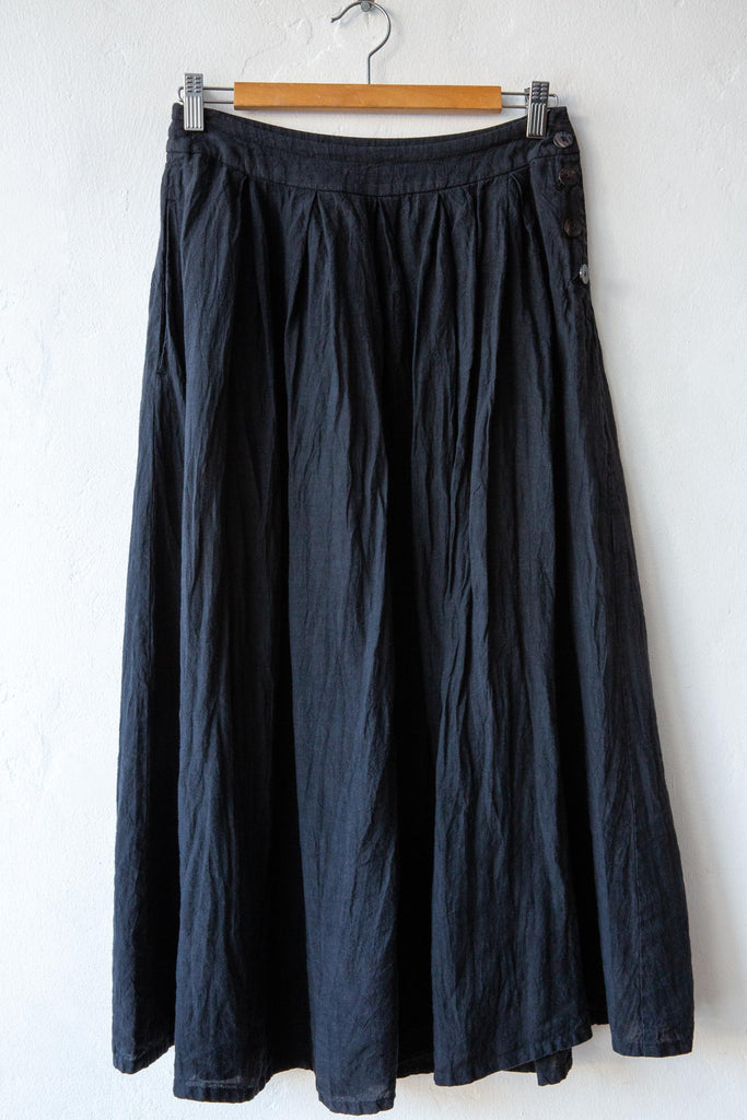 French Linen Pleat Skirt