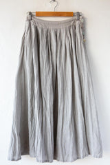 French Linen Pleat Skirt