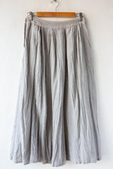 French Linen Pleat Skirt