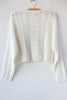 Crop Cable Sweater