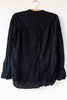 Crinkle Stand Collar Shirt