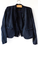 Charcoal Dyed Dobby Jacket