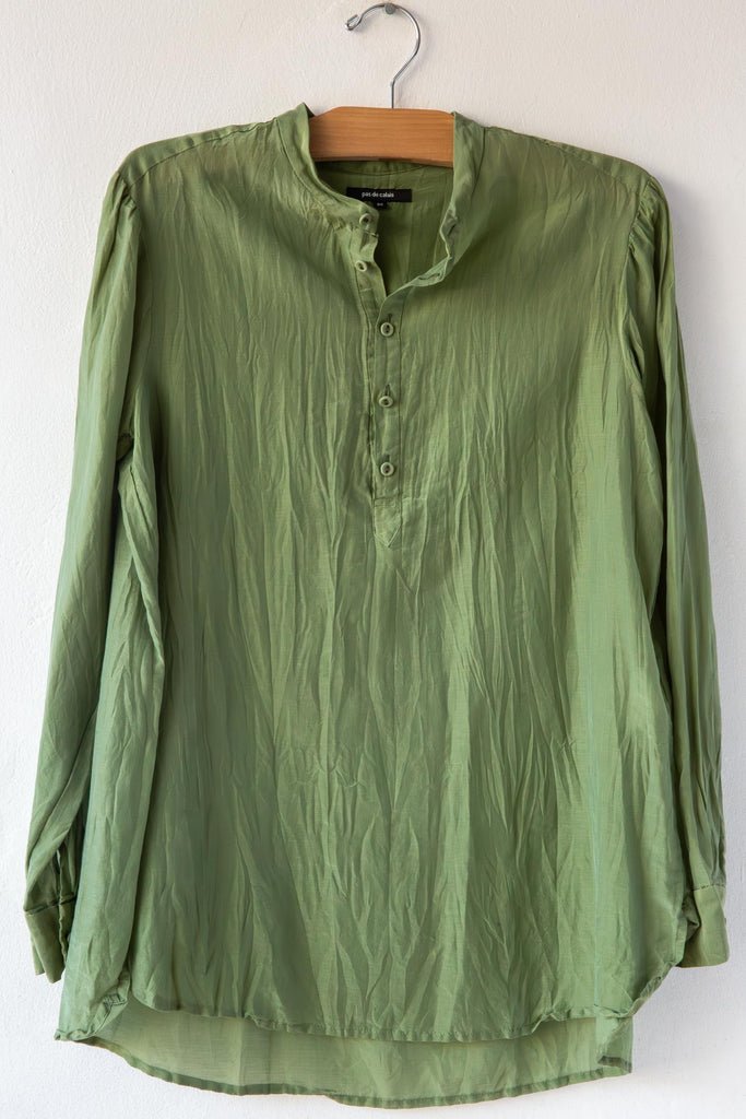 Cotton Silk Lawn Henley