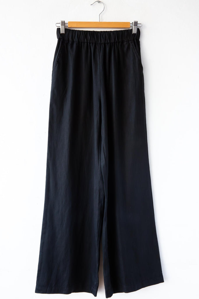 Wide Leg Linen Trouser