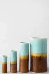 Glazed Cylinder Vase