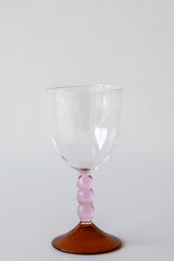 Circle Stem Wine Glass