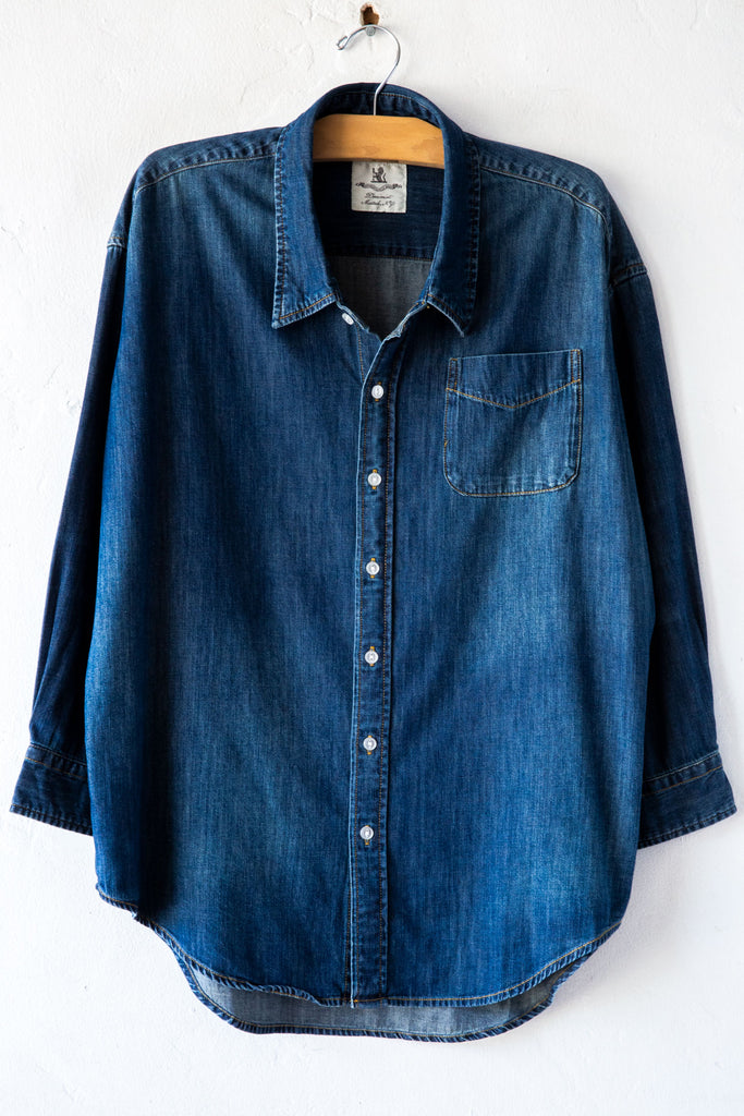 Button Front Denim Shirt