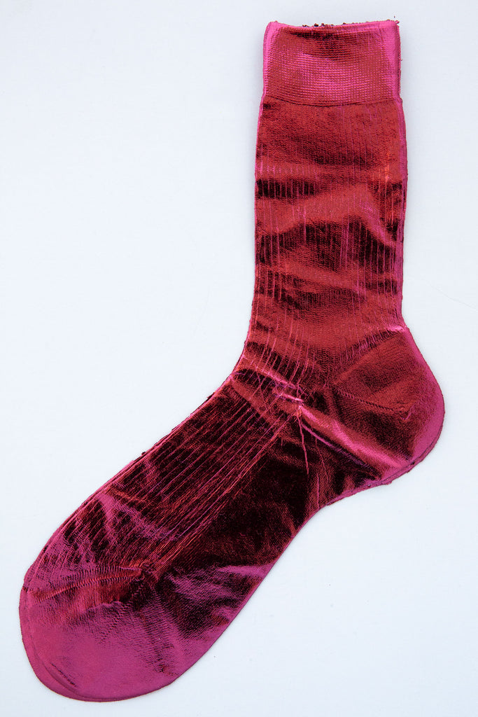 Ribbed Laminate Socks