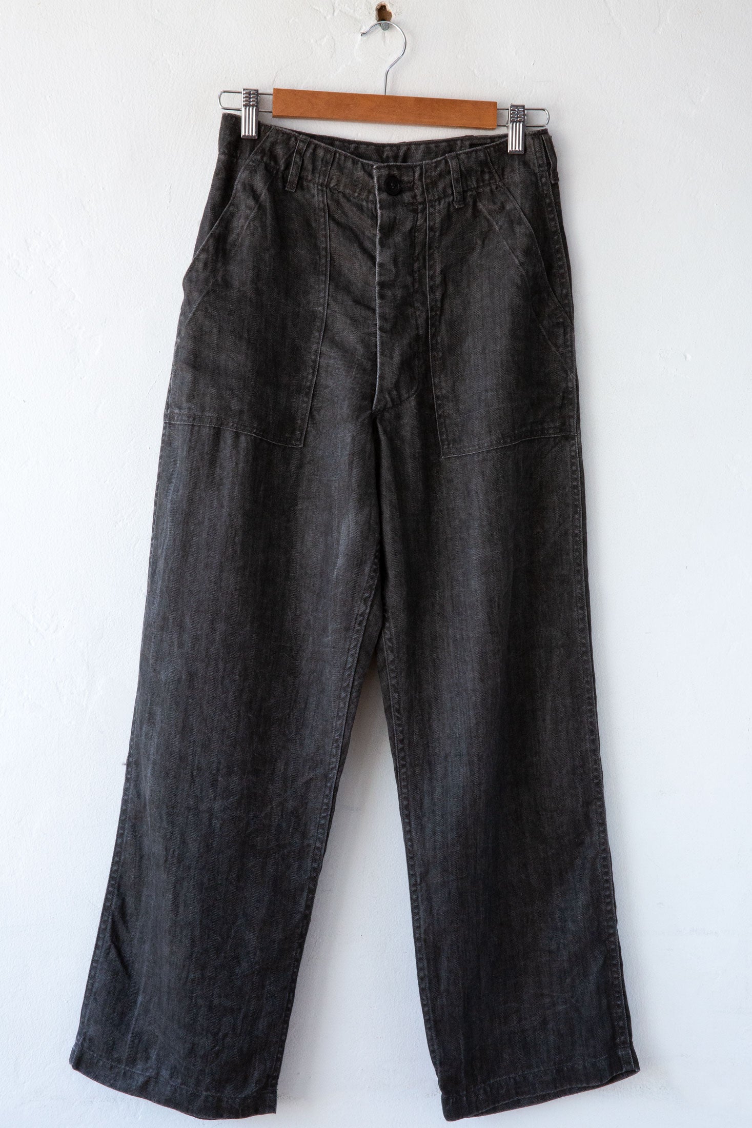 限定値下げ LIDNM LINEN WOOL FATIGUE PANTS