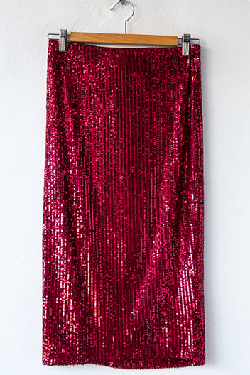 Queen Sequin Skirt