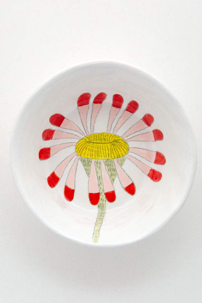 Flower Snack Bowl-White