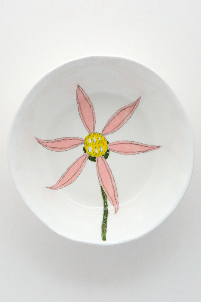 Flower Snack Bowl-White