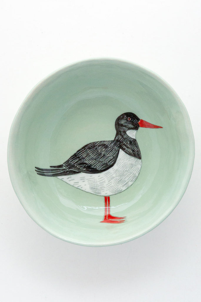 Bird Medium Bowl-Teal