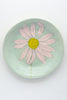 Flower Small Plate-Teal