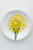 Flower Small Plate-White