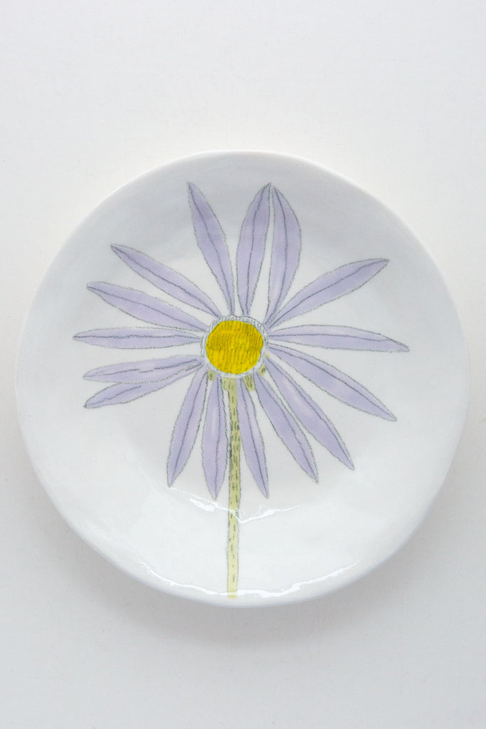 Daisy Small Plate-White