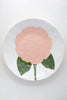 Flower Large Plate-White