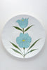 Flower Large Plate-White