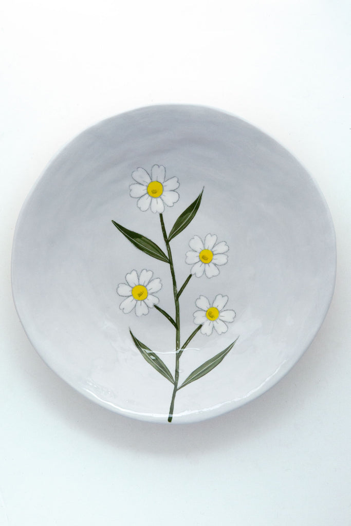 Daisy Medium Plate-Grey