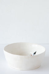 Bird Snack Bowl-White