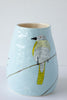 Birds Large Vase-Blue