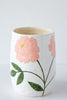 Flower Medium Vase-White