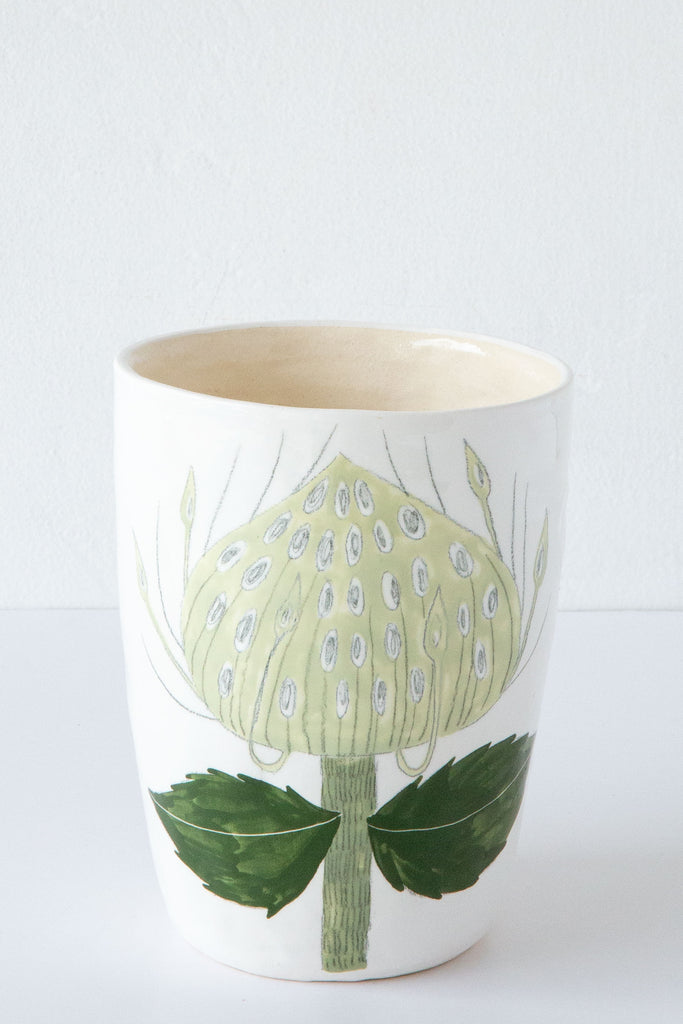 Flower Small Vase-White