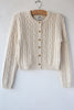 Cable Shrunken Cardi
