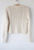 Cable Shrunken Cardi