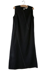 Diagonal Denim Dress