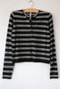 Striped Pima Cardigan