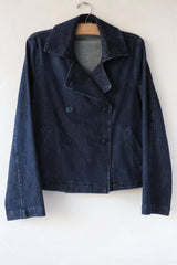 Double Breasted Denim Jacket
