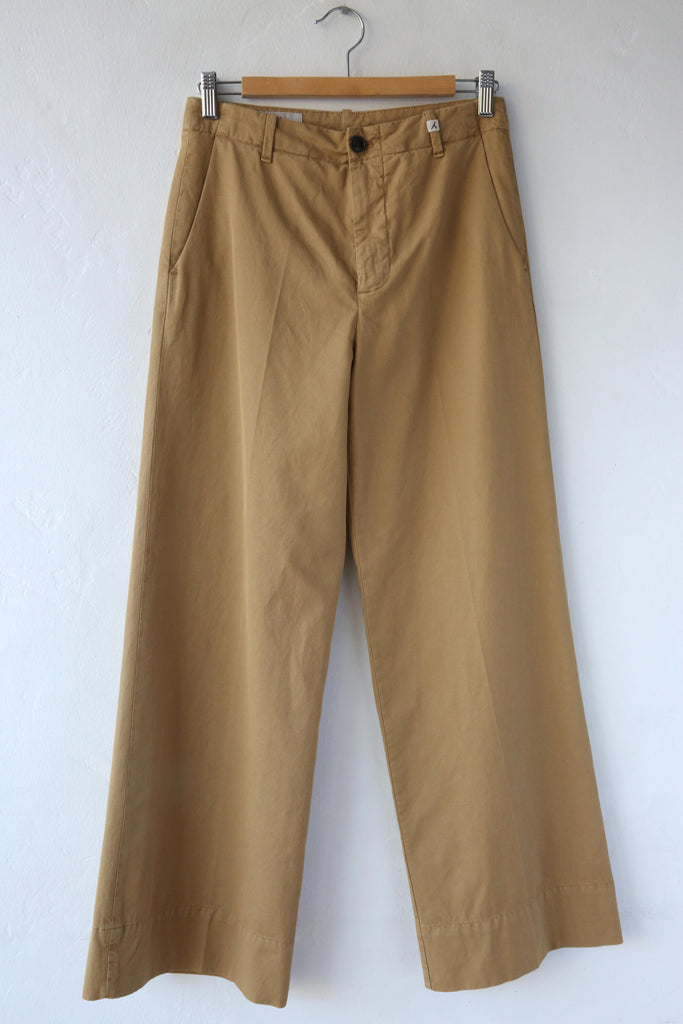 Twill Wide Leg Pant