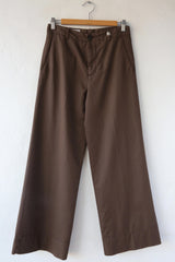 Twill Wide Leg Pant