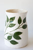 Leaves Large Vase-White