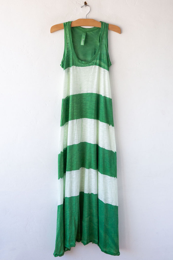 Long Trapeze Stripe Dress