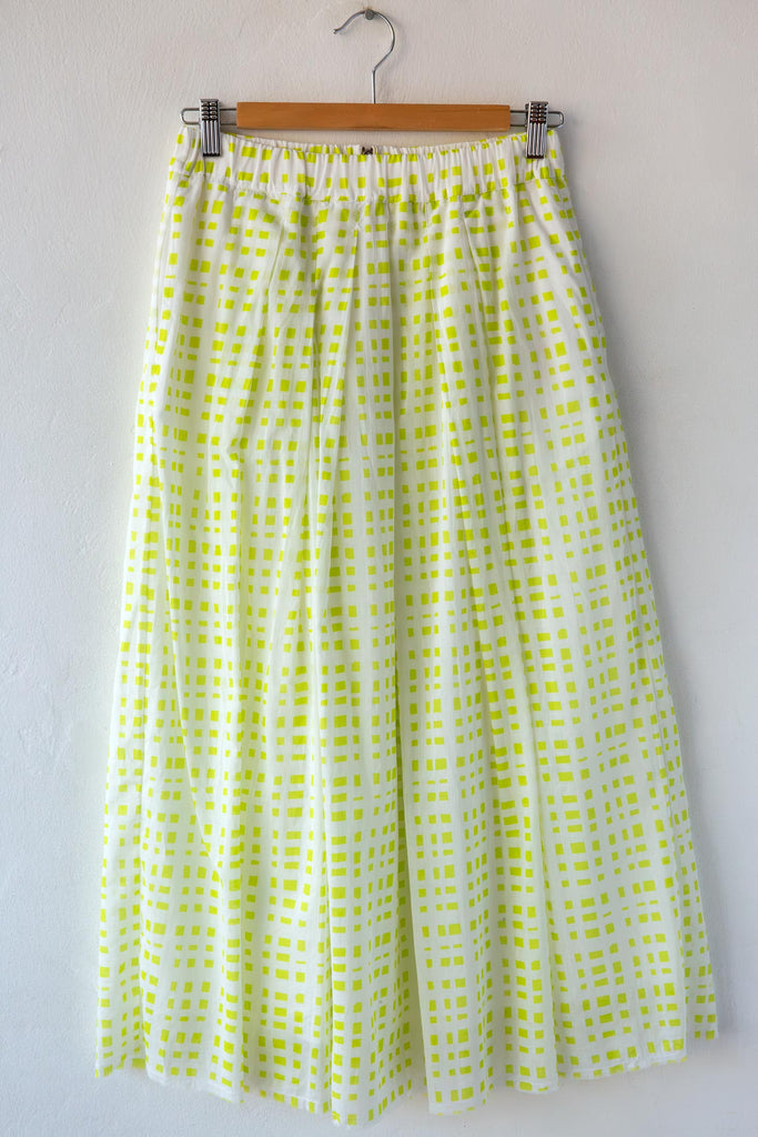 Joyce Voile Check Skirt