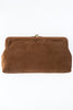 Suede Donna Clutch