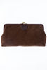 Suede Donna Clutch