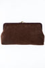 Suede Donna Clutch