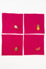 Fruit Emb Cocktail Napkins