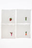 Vegetable Emb Cocktail Napkins