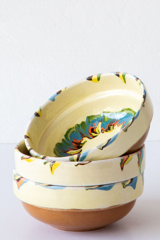 Romanian Market Strokes Bowl